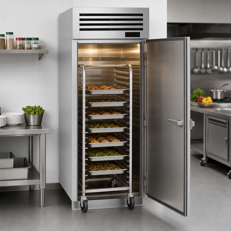 Product image #4 for Turbo Air PRO Series Roll-Thru Heated Holding Cabinet, One-Section, 42 Cu. Ft., Stainless Steel, 208-230/115V