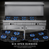 Thumbnail image #3 for Southbend Ultimate 60-Inch Gas Restaurant Range with 6 Burners, 24-Inch Charbroiler, Standard Oven and Cabinet Base