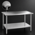Thumbnail image #3 for Eagle Group Budget Series 60-Inch W x 30-Inch D Flat Top Work Table with Adjustable Undershelf