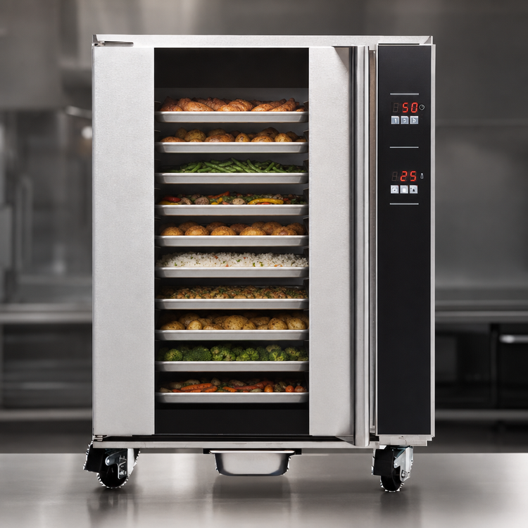 Product image #3 for Turbofan Electric Heated Holding Cabinet, 10 Full-Size Sheet Pan Capacity, Glass Door, Digital Controls