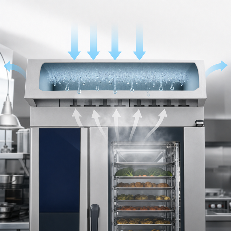 Product image #3 for RATIONAL UltraVent Type II Ventless Recirculating Condensation Hood for 6- and 10-Full Size Electric Units