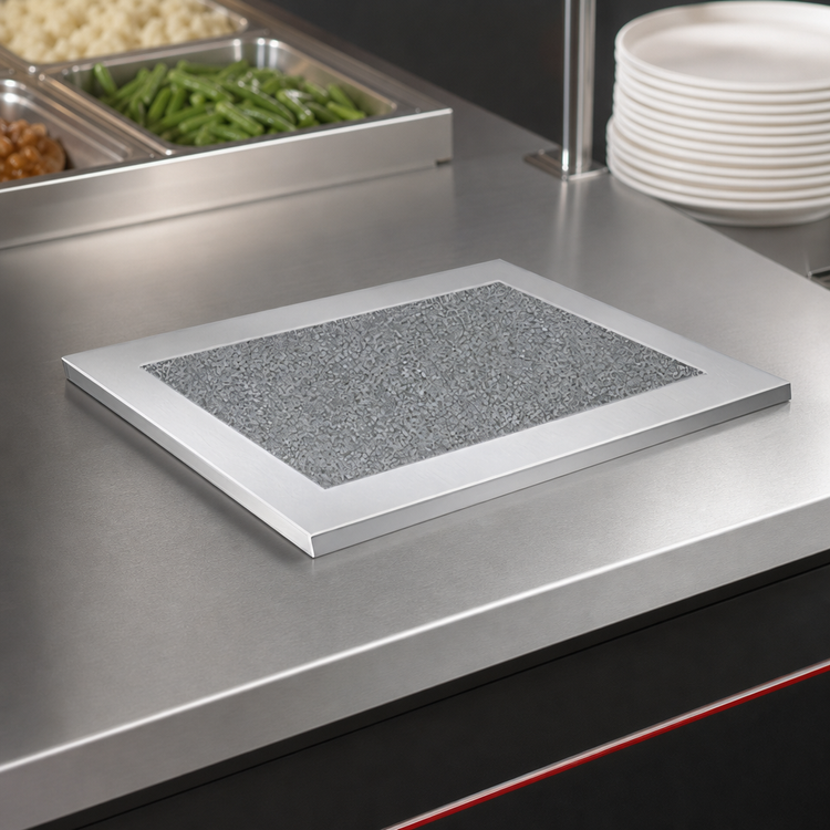 Product image #3 for Hatco 1-Pan Heated Well Cover with Swanstone Simulated Stone Inset, Night Sky