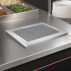 Thumbnail image #3 for Hatco 1COVFUL-NSKY 1-Pan Heated Well Cover with Night Sky Swanstone Simulated Stone Inset, Stainless Steel