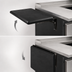 Thumbnail image #3 for SixStar Black Polyethylene Drop-Down End Shelf for Food Bars, 20-5/8 x 15-7/8 x 1-3/4 Inches