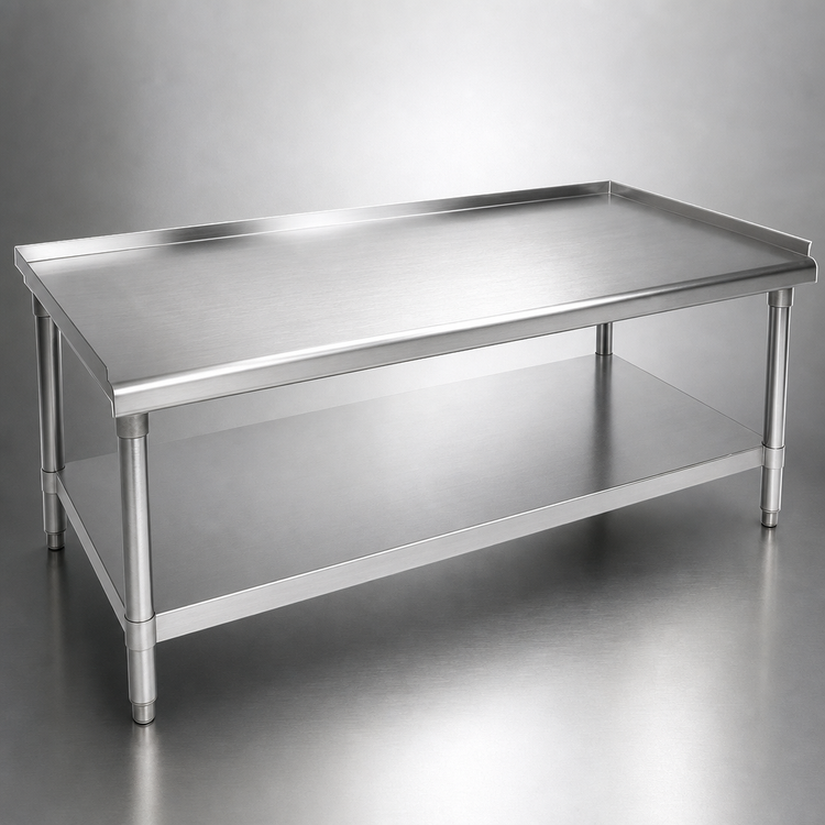 Product image #3 for John Boos 18 x 30 x 24 Inch Stainless Steel Equipment Stand with Adjustable Undershelf