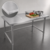 Thumbnail image #3 for John Boos Stallion 84 Inch Wide x 24 Inch Deep Stainless Steel Work Table with Stallion Safety Edge