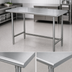 Thumbnail image #3 for Advance Tabco Special Value Series 84-Inch x 30-Inch Flat Top Open Base Work Table