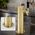 Thumbnail image #3 for Perlick 4010TF1 3-Inch Extra-Height Glycol-Cooled Countertop Draft Arm Tower, Tarnish-Free Brass, 1 Faucet