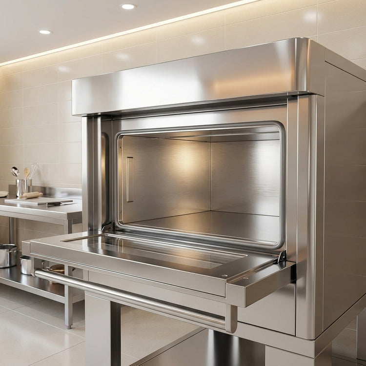 Product image #3 for American Baking Systems ABSEDO-381 Single-Deck Three-Pan Electric Deck Oven