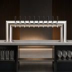 Thumbnail image #7 for Micro Matic USA PT4A-10PSSKR Pass-Thru Countertop Glycol-Cooled 2-Column Draft Beer Tower with 10 Stainless Steel Faucets