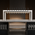 Thumbnail image #3 for Micro Matic Pass-Thru Countertop Glycol-Cooled 2-Column Draft Beer Tower with 10 Stainless Steel Faucets
