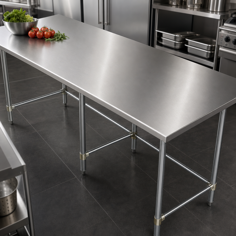 Reinforced Stainless Steel Top