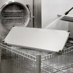 Thumbnail image #3 for Metro Super Erecta 1836NFS Solid Type 304 Stainless Steel Autoclavable Shelf with Raised Edge, 36 x 18 Inches
