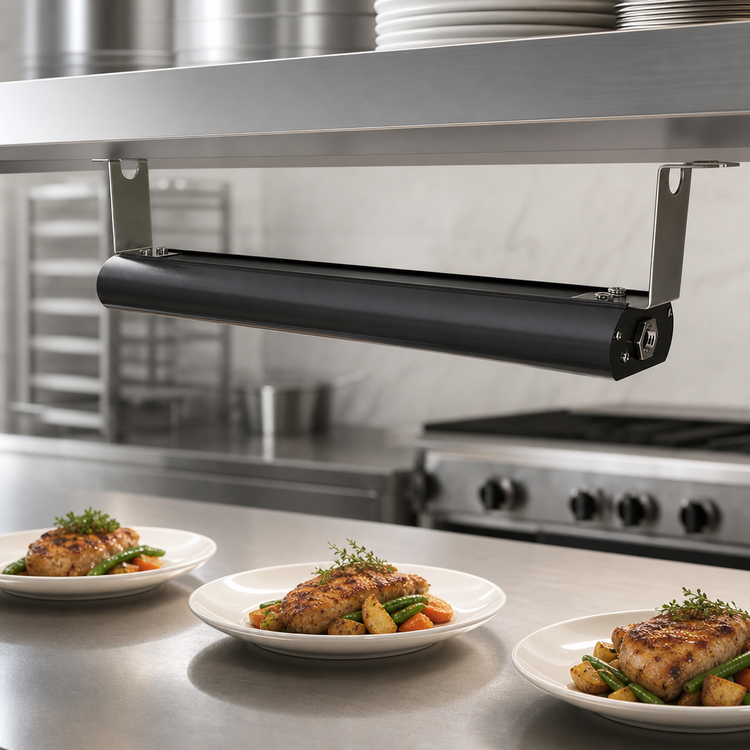 Product image #3 for Vollrath 54-Inch Low Profile Unlighted Strip Heat Lamp with Aluminum Housing
