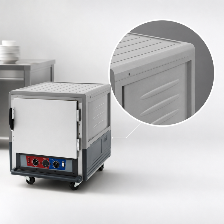 Product image #3 for Metro C5 3 Series Insulation Armour Undercounter Heated Holding and Proofing Cabinet, Gray, Solid Door, Low Watt