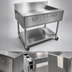 Thumbnail image #3 for Comstock-Castle Floor Model Gas Doughnut/Funnel Cake Fryer, 23 Inch Wide, Stainless Steel, 50,000 BTU