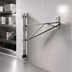 Thumbnail image #3 for Eagle Group Adjustable Post Wire Wall Mount Prepackaged End Unit for 21-Inch Deep Shelves, Stainless Steel