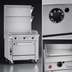 Thumbnail image #3 for Southbend Platinum 48-Inch Heavy-Duty Sectional Gas Range with Thermostatic Full-Width Griddle, Convection Oven, and Cabinet Base