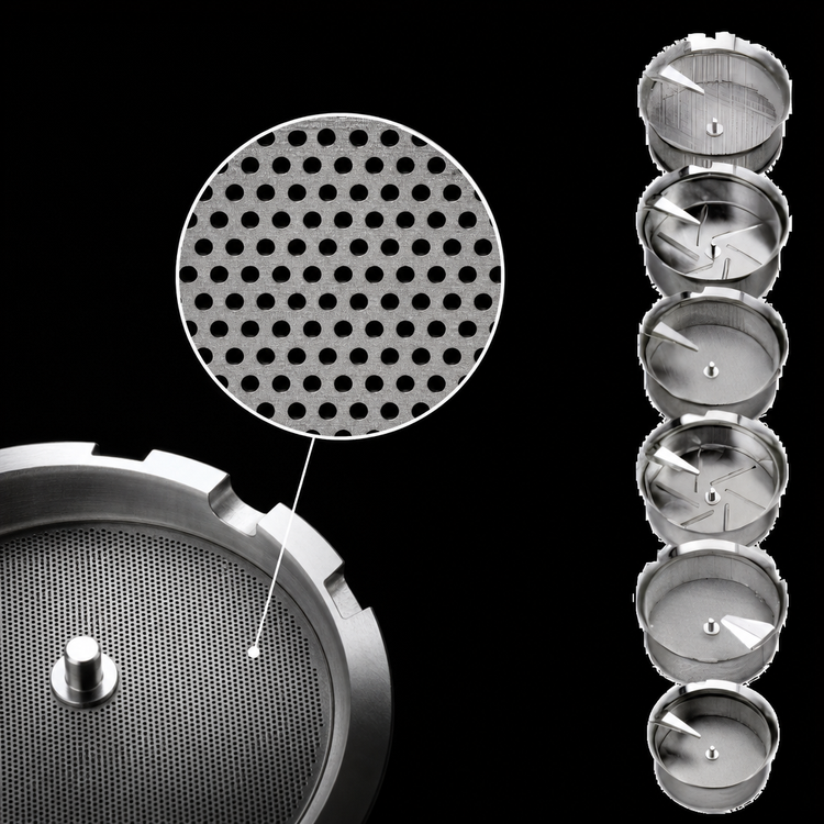 Product image #3 for Tellier 2 mm Food Mill Replacement Grid for X5