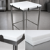 Thumbnail image #3 for John Boos GMT005 Reversible Poly Top Breaking Table, 50 x 24 Inches, Stainless Steel Base