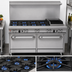 Thumbnail image #3 for Southbend Ultimate 60-Inch Gas Restaurant Range with 6 Non-Clog Burners, 24-Inch Charbroiler, and 2 Cabinets