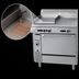 Thumbnail image #3 for Garland Cuisine 36-Inch Heavy Duty Gas Combination Range with 18-Inch Thermostatic Griddle, 18-Inch Hot Top, and Standard Oven
