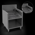 Thumbnail image #3 for Prestige Supreme 24-Inch Wide Slanted Open Top Underbar Glass Rack Storage Unit
