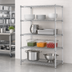 Thumbnail image #3 for Metro Super Erecta Stationary Chrome Plated Starter Wire Shelving Unit, 36