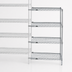 Thumbnail image #3 for Metro Super Erecta 30-Inch Wide Chrome-Plated 4-Shelf Add-On Wire Shelving Unit