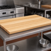 Thumbnail image #3 for Boos Block Northern Hard Rock Maple Edge Grain Kitchen Countertop, 132 x 48 x 1-3/4 Inch, Varnique Finish