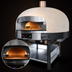 Thumbnail image #3 for Morello Forni Indoor Gas-Fired Round Pizza Oven with 59-Inch Cooking Diameter and Stand Base
