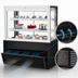 Thumbnail image #4 for Turbo Air Refrigerated Bakery Display Case, 47-1/4 Inch Wide, Straight Glass, 17.2 Cu. Ft., Self-Contained