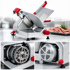 Thumbnail image #3 for Berkel B14-SLC 14-Inch Manual Gravity Feed Slicer with Built-In Sharpener, 1/2 HP, Stainless Steel and Anodized Aluminum