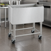 Thumbnail image #3 for Krowne MB-1824 Mobile Stainless Steel Ice Bin with Casters, 24 x 18-1/2 x 30 Inches