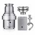 Thumbnail image #3 for InSinkErator SS-500 Complete Trough-Mount Food Waste Disposer Package, 5 HP, 6-5/8-Inch Diameter Inlet, Stainless Steel