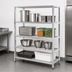Thumbnail image #3 for New Age H.D. Series 4-Tier Heavy-Duty All-Welded Aluminum Shelving Unit, 42 x 20 x 72 Inches