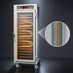 Thumbnail image #3 for Metro C5 C569L-SFC-UPFC Mobile Full-Height Pass-Thru Heated Holding Cabinet, Glass Doors, 34 Full-Size Hotel Pan Capacity