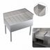 Thumbnail image #3 for Krowne Royal Series Free-Standing Stainless Steel Underbar Corner Drainboard, Right End Return, 36 x 24 Inches