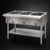 Thumbnail image #3 for Eagle SHT3-LP 48 Inch Propane Hot Food Table — Open Base with (3) 12 x 20 Inch Dry Wells