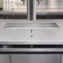 Thumbnail image #3 for Micro Matic 33-Inch Surface Mount Stainless Steel Drip Tray with Perforated Grill and Drain Nipple