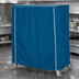 Thumbnail image #3 for Metro Waterproof Vinyl-Nylon Banquet Cart Cover, 48 x 21 x 74 Inches, Mariner Blue