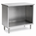 Thumbnail image #3 for Eagle Spec-Master Open Front Cabinet Base Work Table, 36 x 24 Inches, 14-Gauge 304 Stainless Steel Top