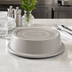Thumbnail image #4 for Cambro Versa Camcover Round Fiberglass Plate Cover, 8-1/4 Inch Inside Diameter, Granite Gray