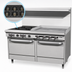 Thumbnail image #3 for Southbend S-Series 60-Inch Commercial Gas Range with 6 Open Burners, 24-Inch Thermostatic Griddle, and 2 Convection Ovens