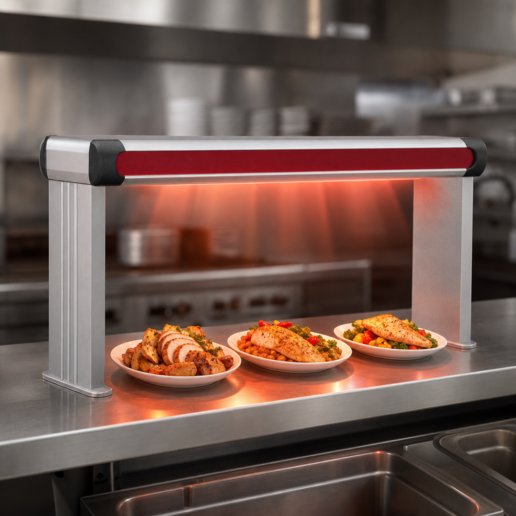 Product image #3 for Hatco Glo-Ray Designer Unlighted Single Infrared Strip Heater, 39-1/2 Inch W, 575 Watts