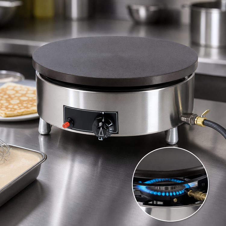 Product image #3 for Krampouz Single Gas Countertop Crepe Maker