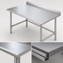 Thumbnail image #3 for Sapphire Manufacturing 72 Inch x 24 Inch Stainless Steel Work Table with 5 Inch Backsplash