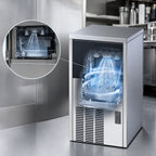 Thumbnail image #3 for Eurodib USA Brema CB249AHCAWS Undercounter Air-Cooled Cube Ice Maker with 79 lb/Day Production and 20 lb Storage Bin