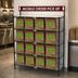 Thumbnail image #3 for Metro Chain Reaction To-Go Order Pick-Up Station with Sign, 48-Inch x 18-Inch Shelves