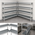 Thumbnail image #3 for Fermostock 4-Tier Corner Expansion Polymer Shelving Add-On Unit, 71